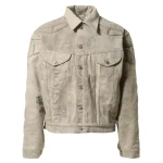 Satoshi Nakamoto Beige Moto Jacket - Premium beige colorway