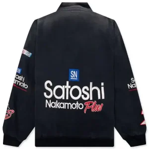 Satoshi Nakamoto Black Jacket Days Of Thunder - Racing Inspired