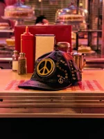 Satoshi Nakamoto Black Leather Cap - Suitable for All Seasons