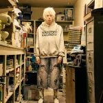 Satoshi Nakamoto Hoodie Dirty White - Essential Wear