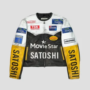 Satoshi Nakamoto Movie Star Jacket - Racing-inspired embroidered graphics