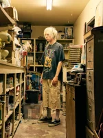 Satoshi Nakamoto Shirt Washed Black - Premium Fit