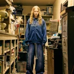 Satoshi Nakamoto Washed Blue Hoodie - Premium streetwear fit